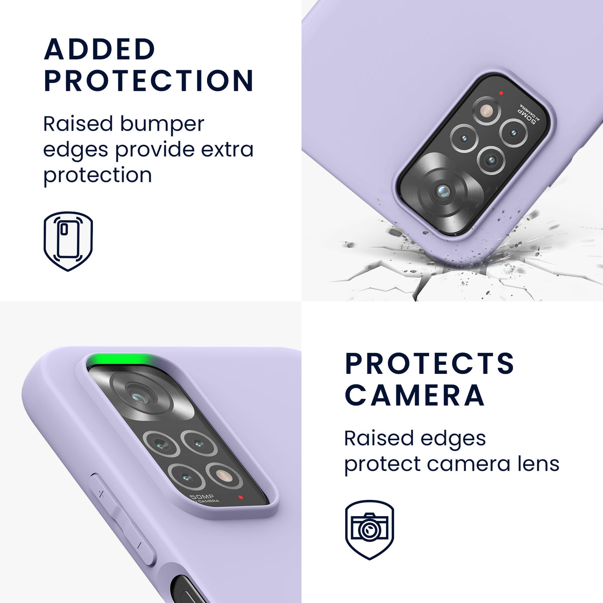 kwmobile Handyhülle für Xiaomi Redmi Note 11 / Note 11S - Kabelloses Laden - Schutzhülle Cover