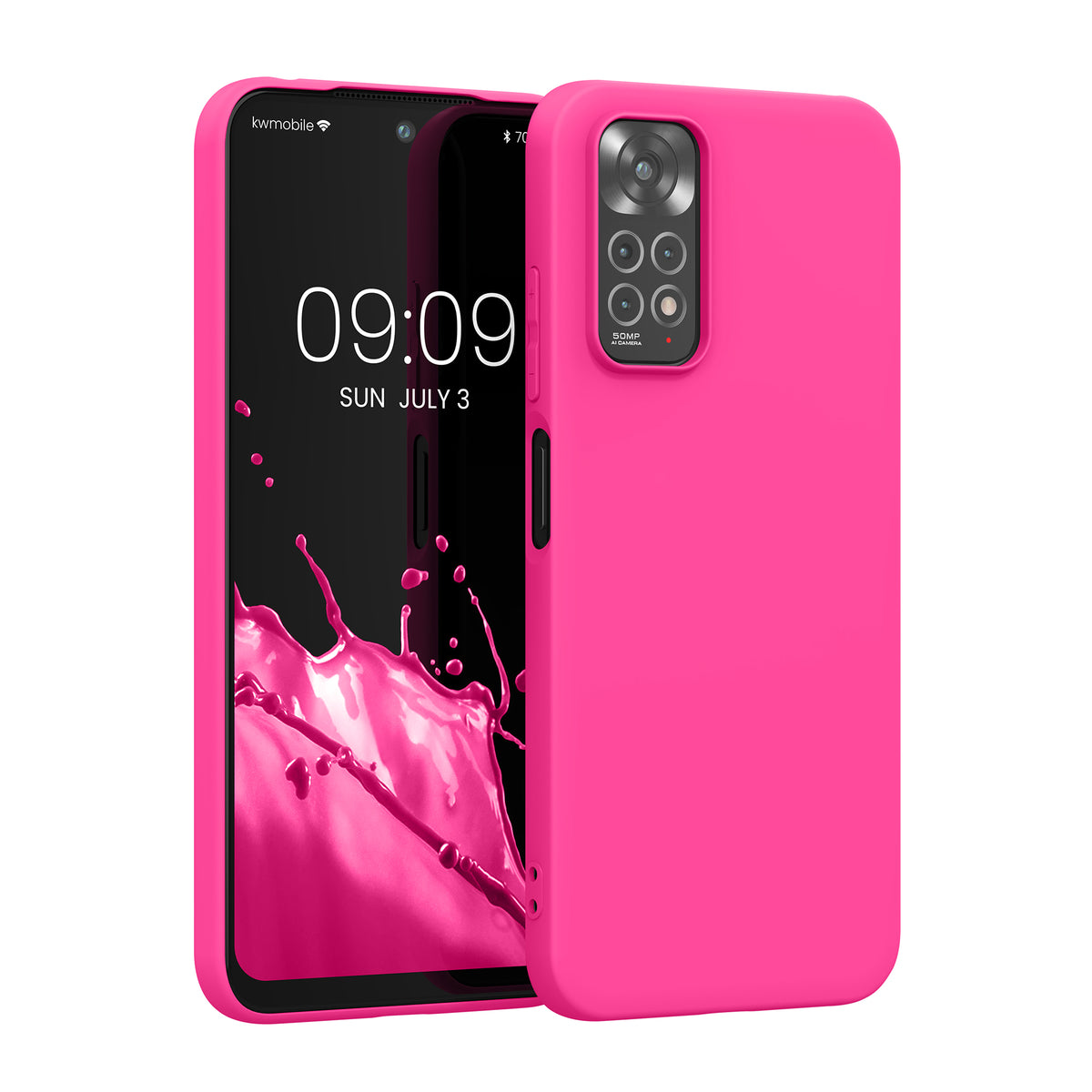 kwmobile Handyhülle für Xiaomi Redmi Note 11 / Note 11S - Kabelloses Laden - Schutzhülle Cover
