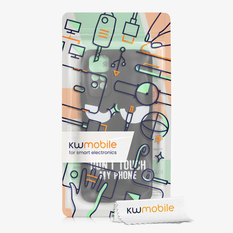 Xiaomi Redmi Note 11 / Note 11S Silikon Handyhülle Don't touch my Phone