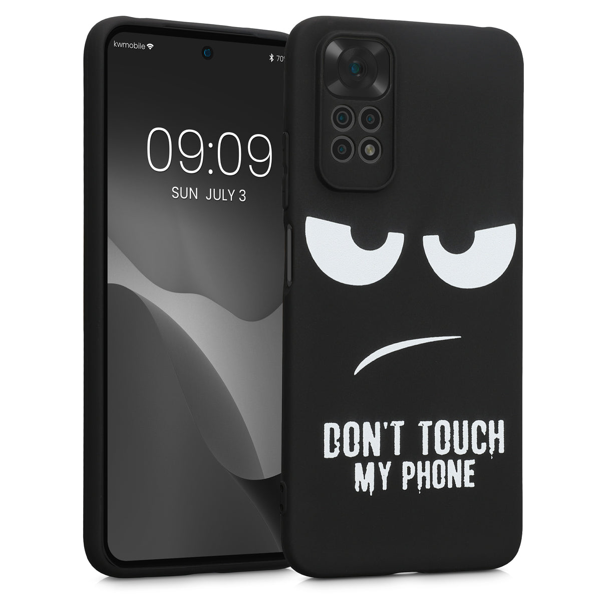 Xiaomi Redmi Note 11 / Note 11S Silikon Handyhülle Don't touch my Phone
