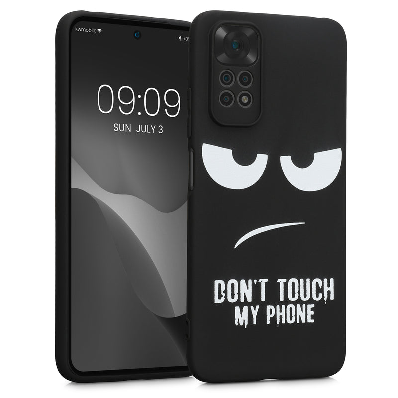 Xiaomi Redmi Note 11 / Note 11S Silikon Handyhülle Don't touch my Phone