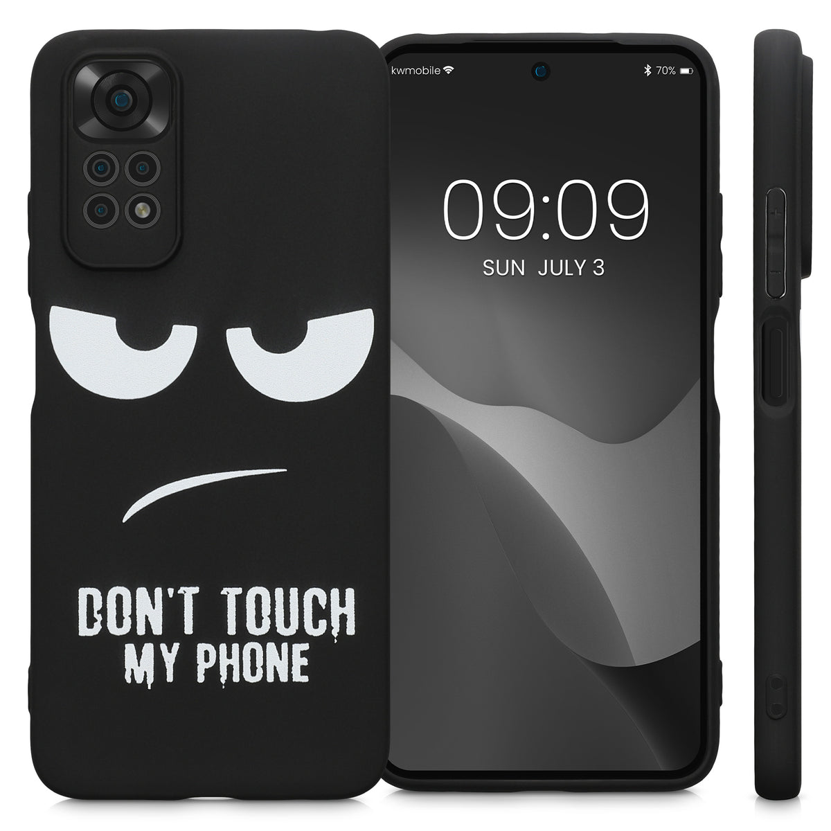 Xiaomi Redmi Note 11 / Note 11S Silikon Handyhülle Don't touch my Phone