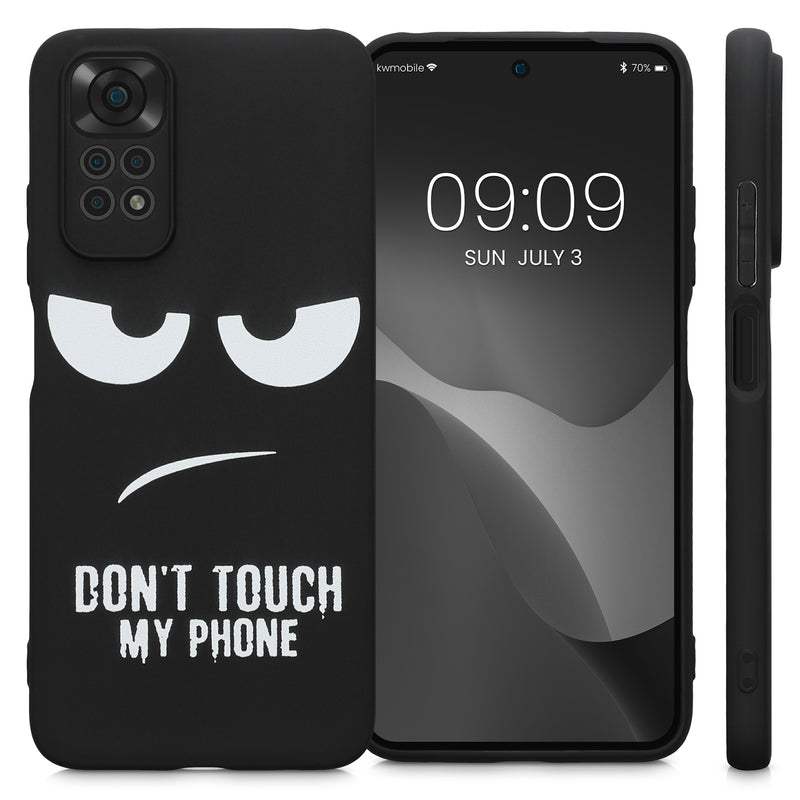 Xiaomi Redmi Note 11 / Note 11S Silikon Handyhülle Don't touch my Phone