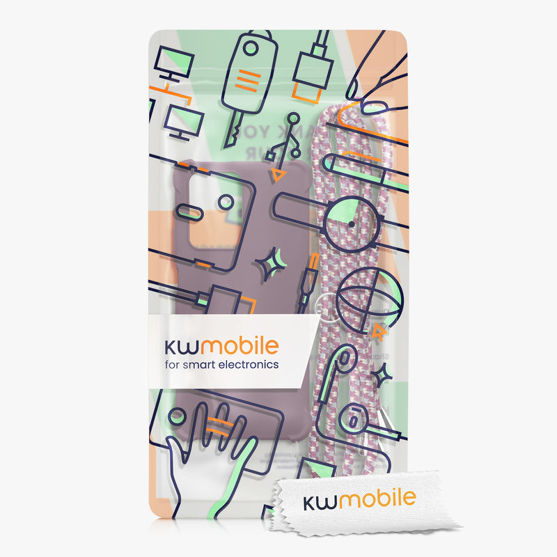 Xiaomi 11T / 11T Pro Silikon Handykette Bordeaux