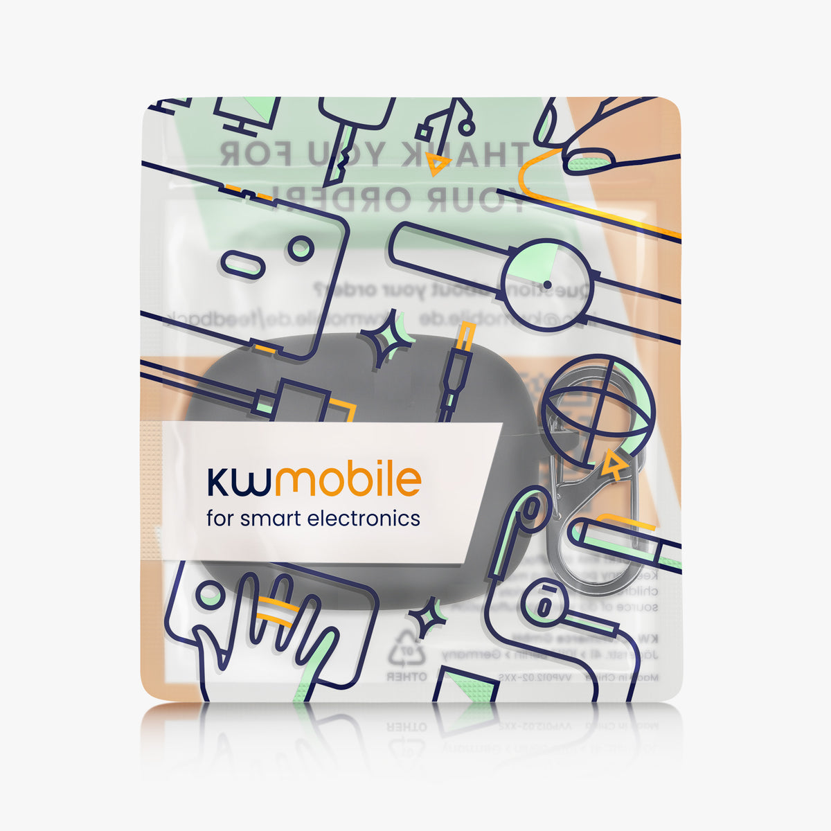 JBL Wave 200TWS stoßfeste Hülle Silikon Schwarz