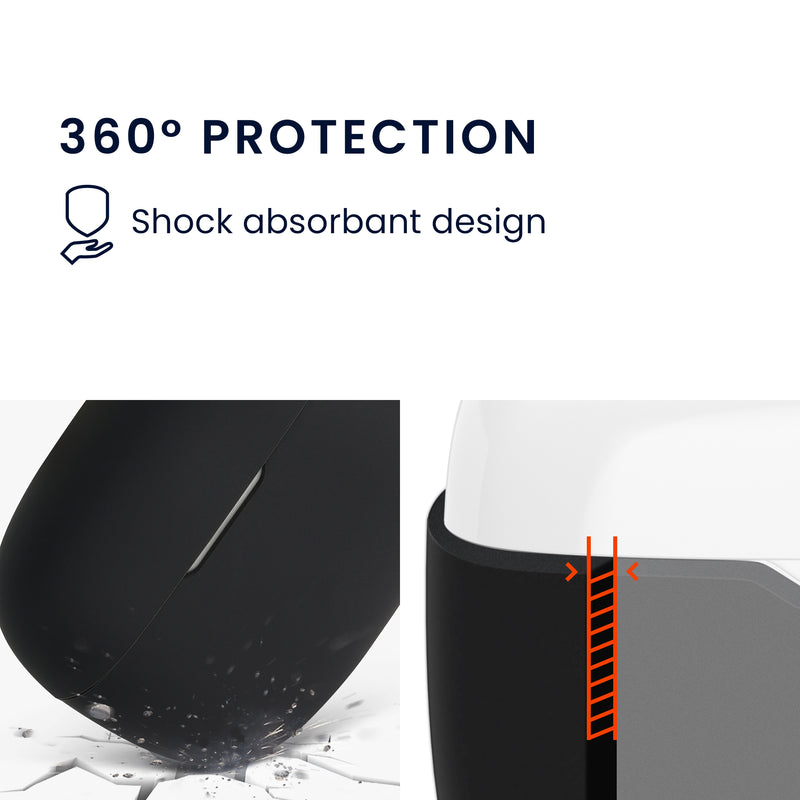 JBL Wave 200TWS stoßfeste Hülle Silikon Schwarz