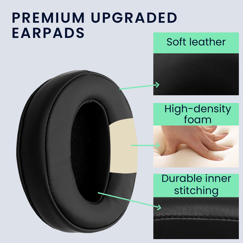 kwmobile Ohr Polster für Sennheiser HD 300 Ohrpolster Ersatz Ohrpolster Kopfhörer Ersatzteile Kopfhörer Ersatzpolster für Over Ear Headphones