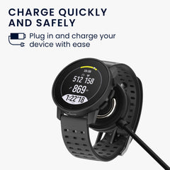 kwmobile Smartwatch Ladekabel für Suunto Peak 9 USB Ladekabel für Smartwatch - Smart Watch Aufladekabel