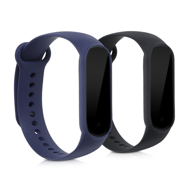 kwmobile Uhrenarmband für Xiaomi Mi Smart Band 6 / Mi Band 6 / Band 5 Armband Fitnesstracker Band Set Ersatzarmband Smartwatch