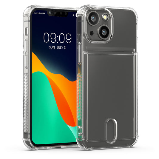 kwmobile Hülle kompatibel mit Apple iPhone 13 mini - Backcover mit Fotofach - Silikon Schutzhülle