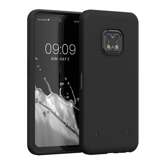 kwmobile Handyhülle für Nokia XR20 Hülle - TPU Case - Kabelloses Laden - Schutzhülle Cover in Schwarz Schwarz  