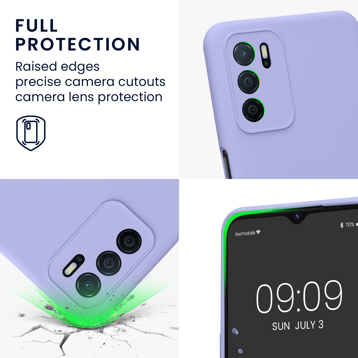 Oppo A16 / A16s / A54s Silikon Handyhülle