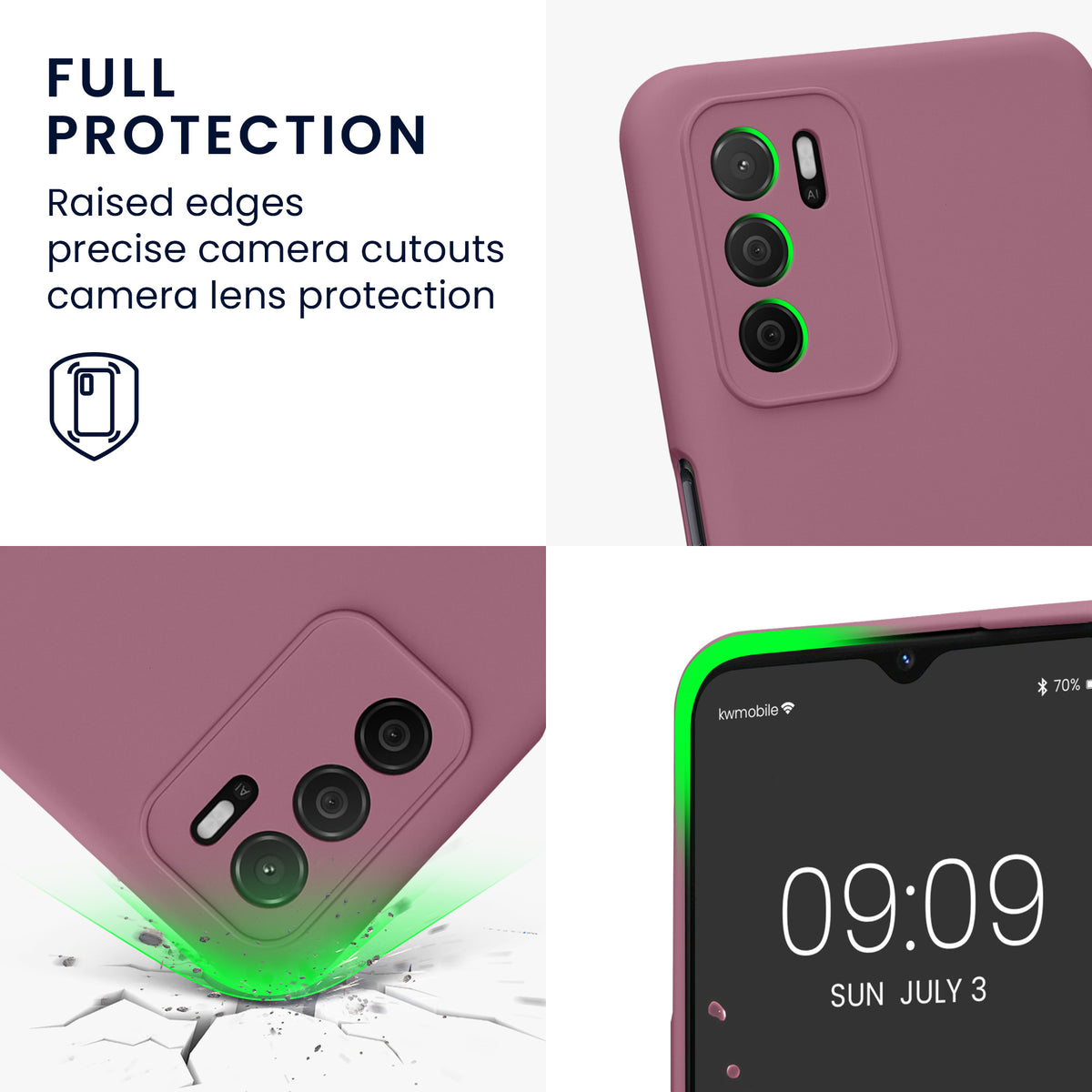 Oppo A16 / A16s / A54s Silikon Handyhülle