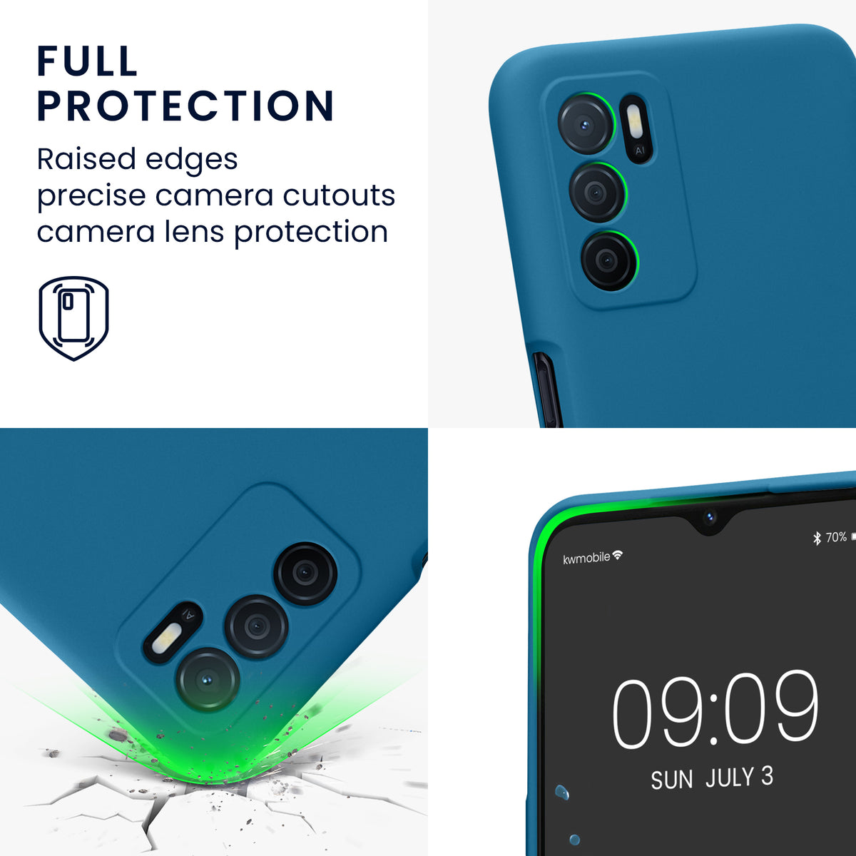 Oppo A16 / A16s / A54s Silikon Handyhülle