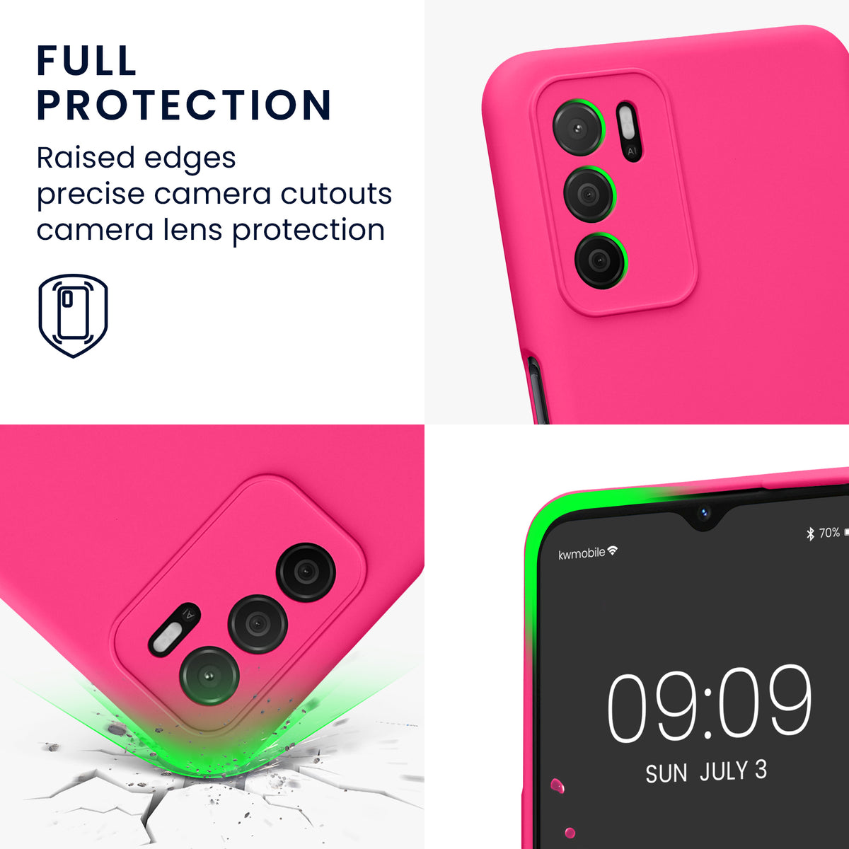 Oppo A16 / A16s / A54s Silikon Handyhülle
