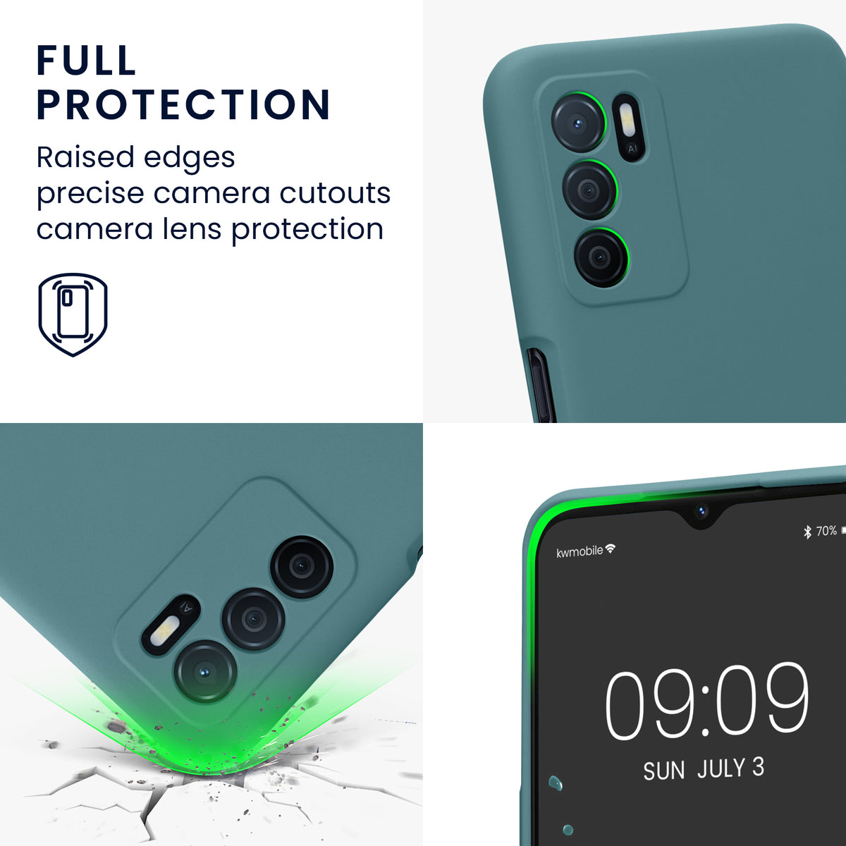 Oppo A16 / A16s / A54s Silikon Handyhülle