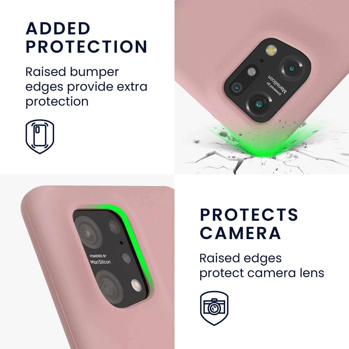 Oppo Find X5 (5G) Silikon Handyhülle