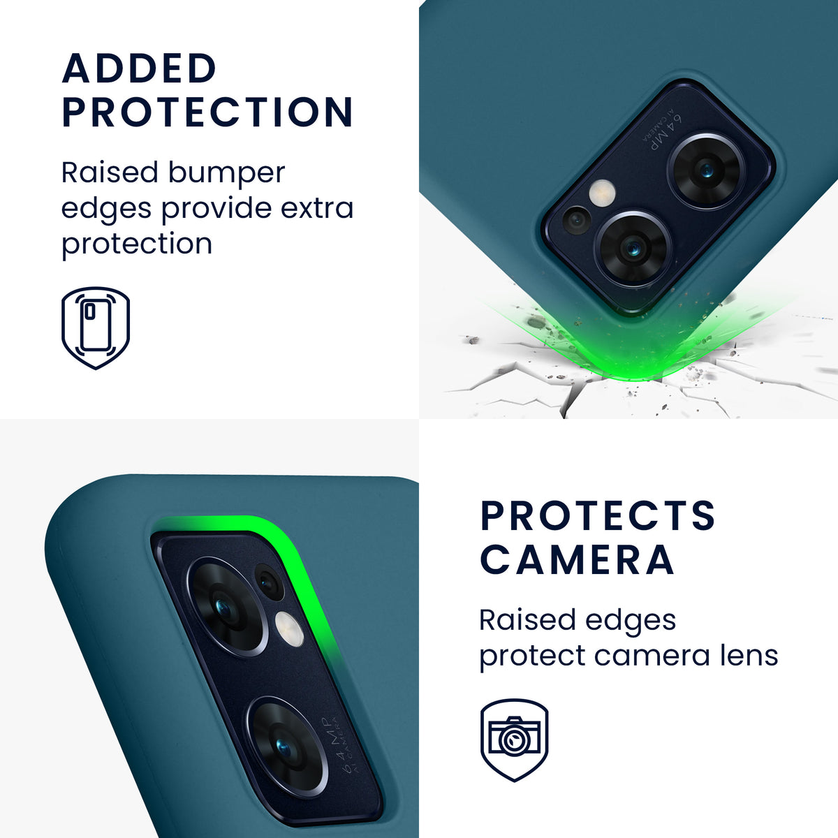 Oppo Find X5 Lite Silikon Handyhülle