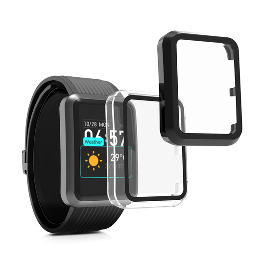kwmobile Glas Hülle für Huawei Watch D Schutzhülle - Fullbody Fitnesstracker Case Set aus Glas