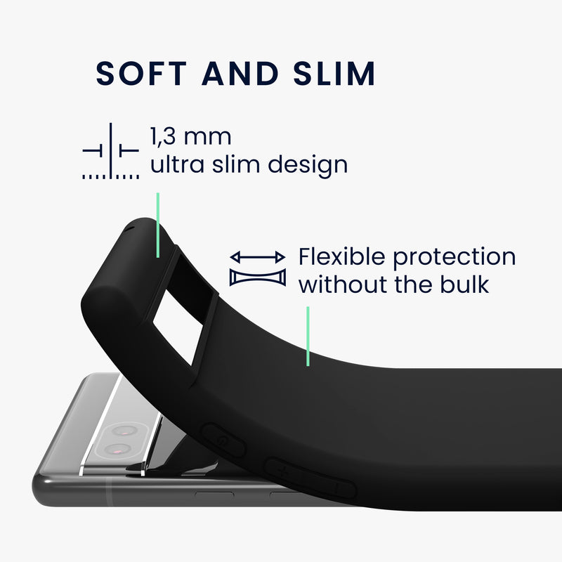 Google Pixel 6a Silikon Handyhülle Matt