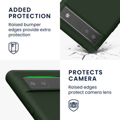 Google Pixel 6a Silikon Handyhülle Matt