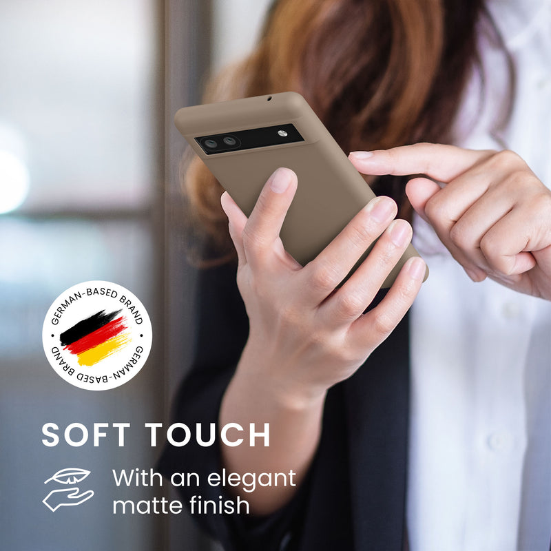 Google Pixel 6a Silikon Handyhülle Matt