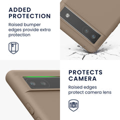 Google Pixel 6a Silikon Handyhülle Matt