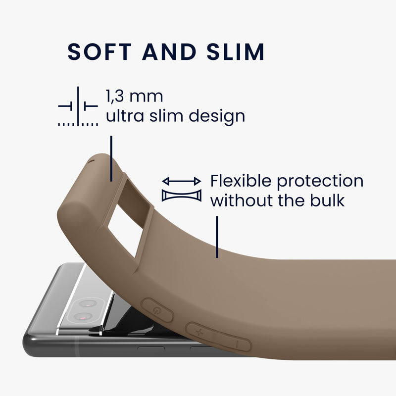 Google Pixel 6a Silikon Handyhülle Matt
