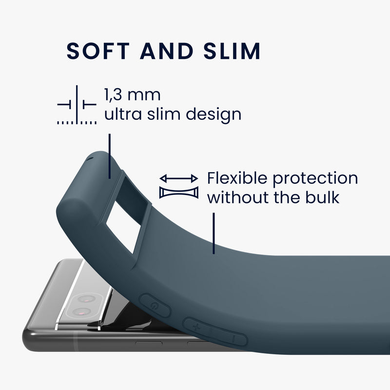 Google Pixel 6a Silikon Handyhülle Matt