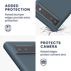 Google Pixel 6a Silikon Handyhülle Matt