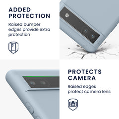 Google Pixel 6a Silikon Handyhülle Matt