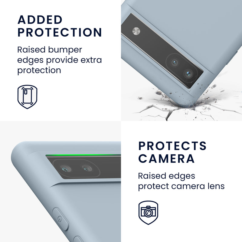 Google Pixel 6a Silikon Handyhülle Matt