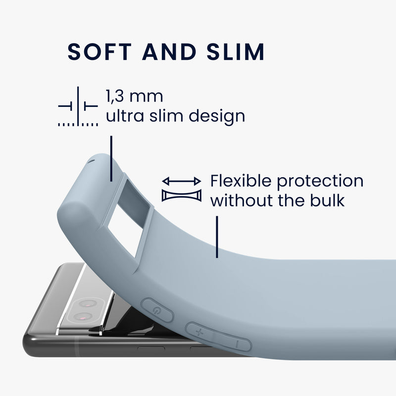 Google Pixel 6a Silikon Handyhülle Matt
