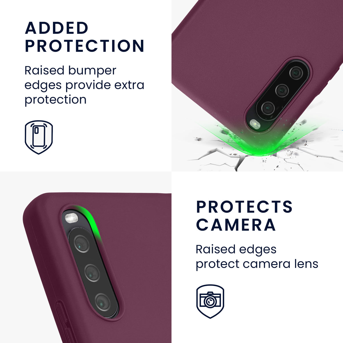Sony Xperia 10 IV Handyhülle Silikon Matt
