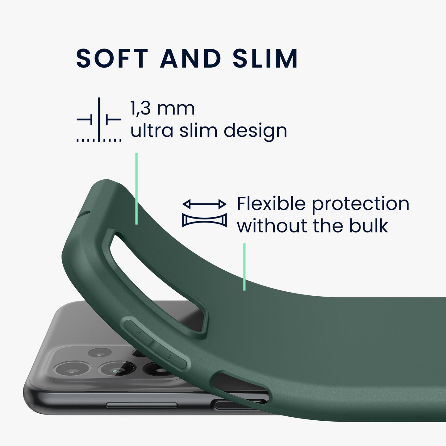 kwmobile Handyhülle für Samsung Galaxy A23 4G / 5G - Schutzhülle Cover