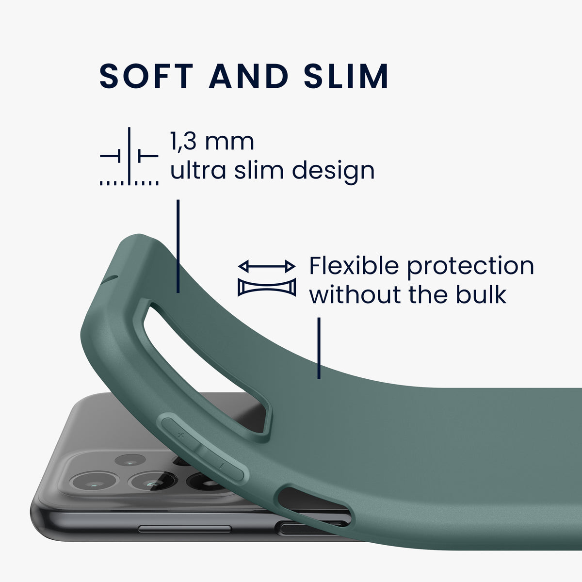 kwmobile Handyhülle für Samsung Galaxy A23 4G / 5G - Schutzhülle Cover