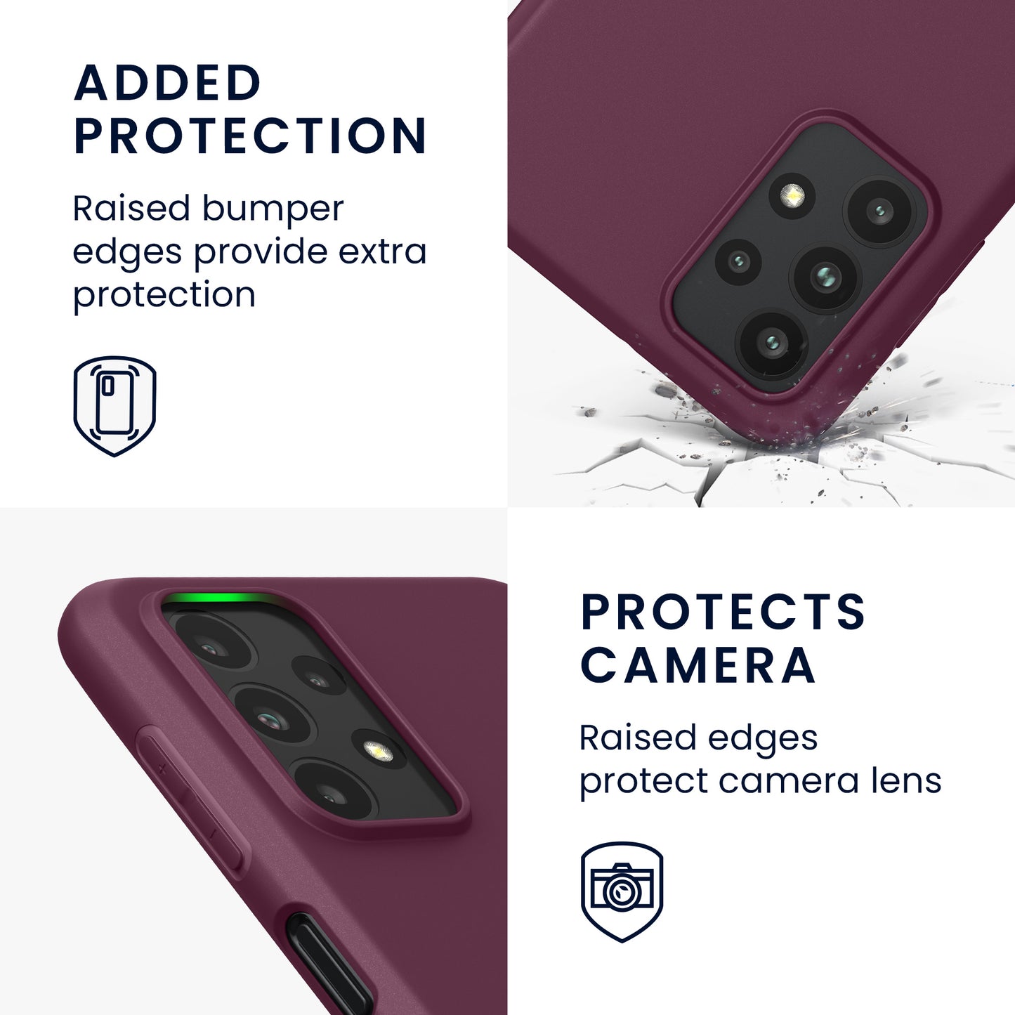 kwmobile Handyhülle für Samsung Galaxy A23 4G / 5G - Schutzhülle Cover