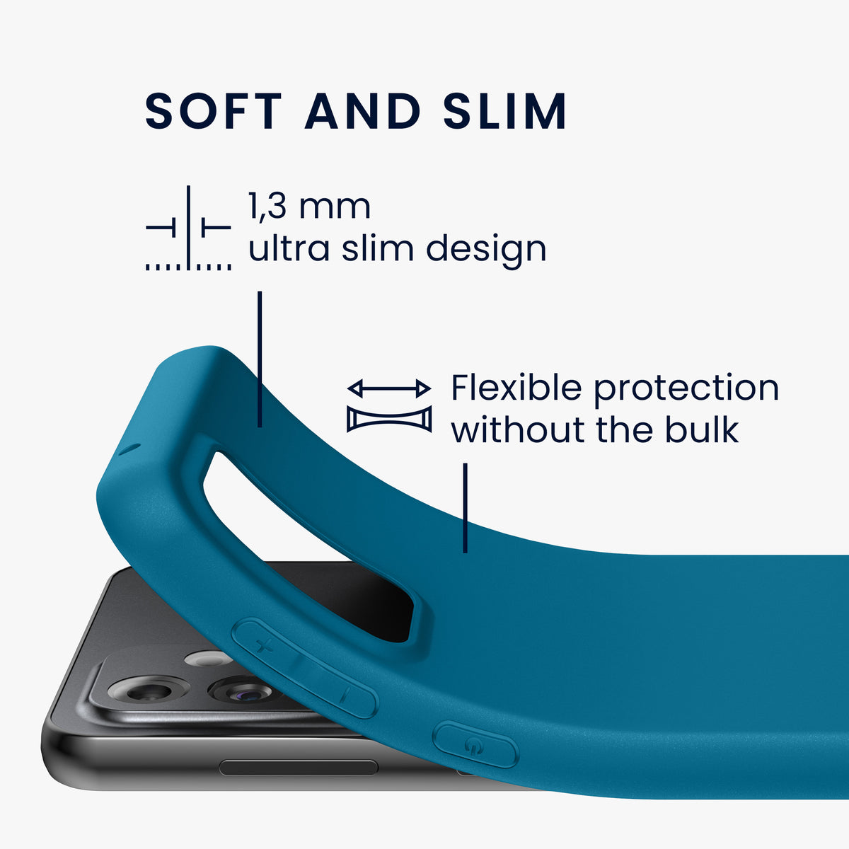 kwmobile Handyhülle für Samsung Galaxy A33 5G - Kabelloses Laden - Schutzhülle Cover