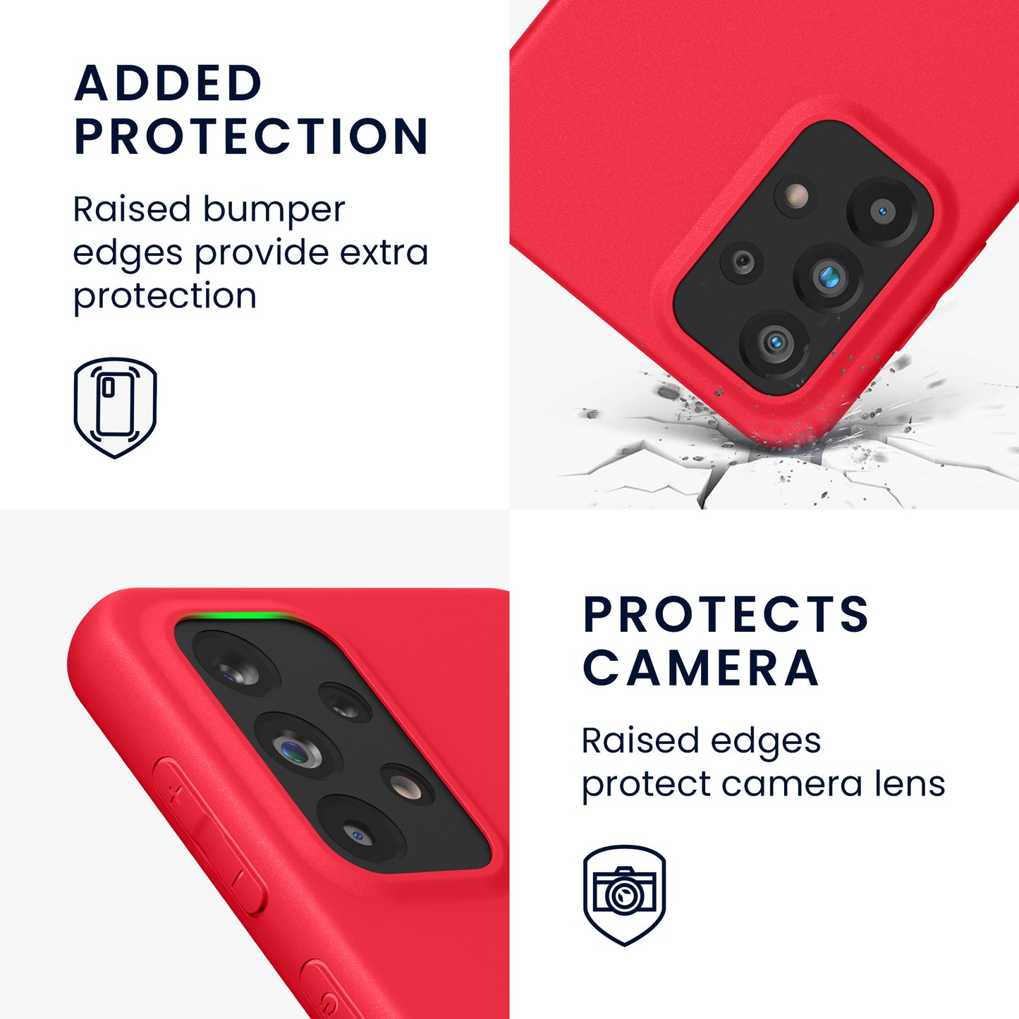 kwmobile Handyhülle für Samsung Galaxy A33 5G - Kabelloses Laden - Schutzhülle Cover