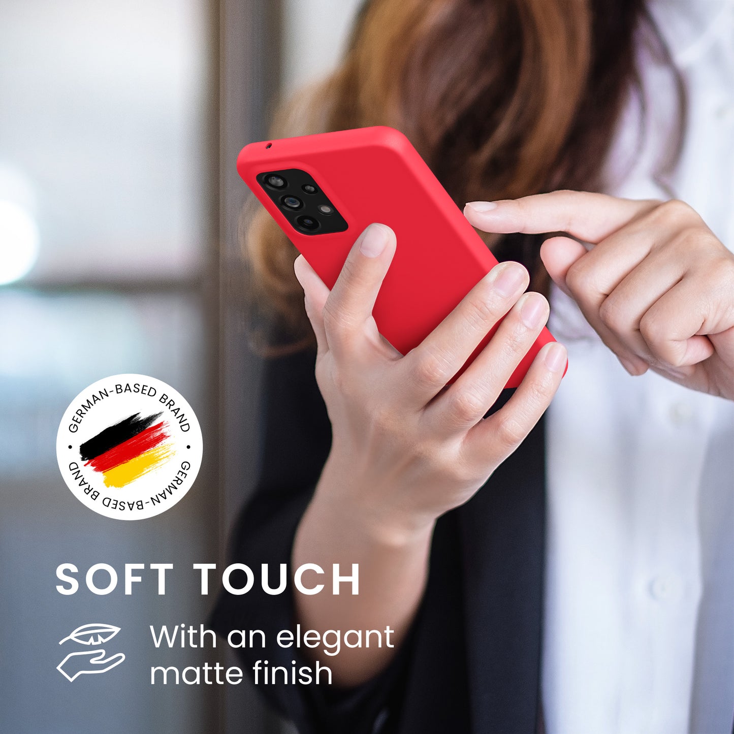 kwmobile Handyhülle für Samsung Galaxy A33 5G - Kabelloses Laden - Schutzhülle Cover