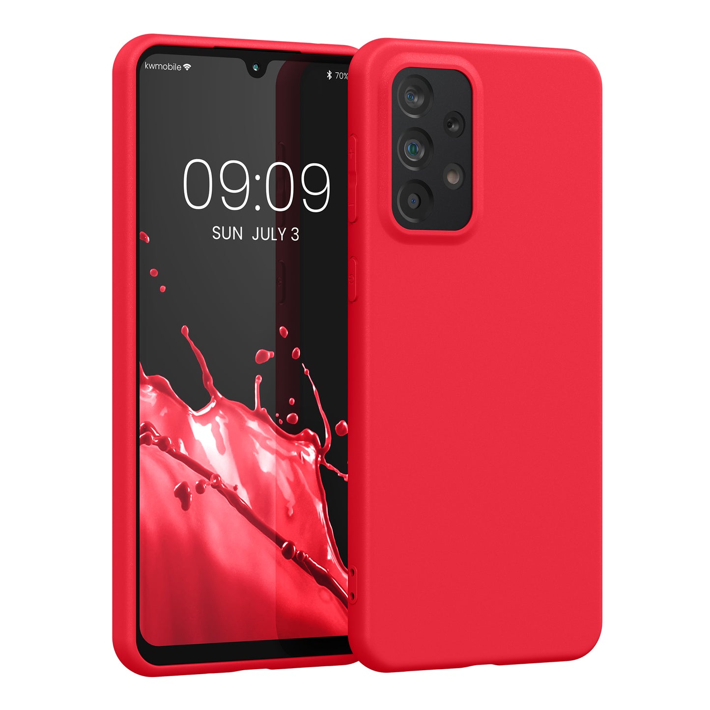 kwmobile Handyhülle für Samsung Galaxy A33 5G - Kabelloses Laden - Schutzhülle Cover