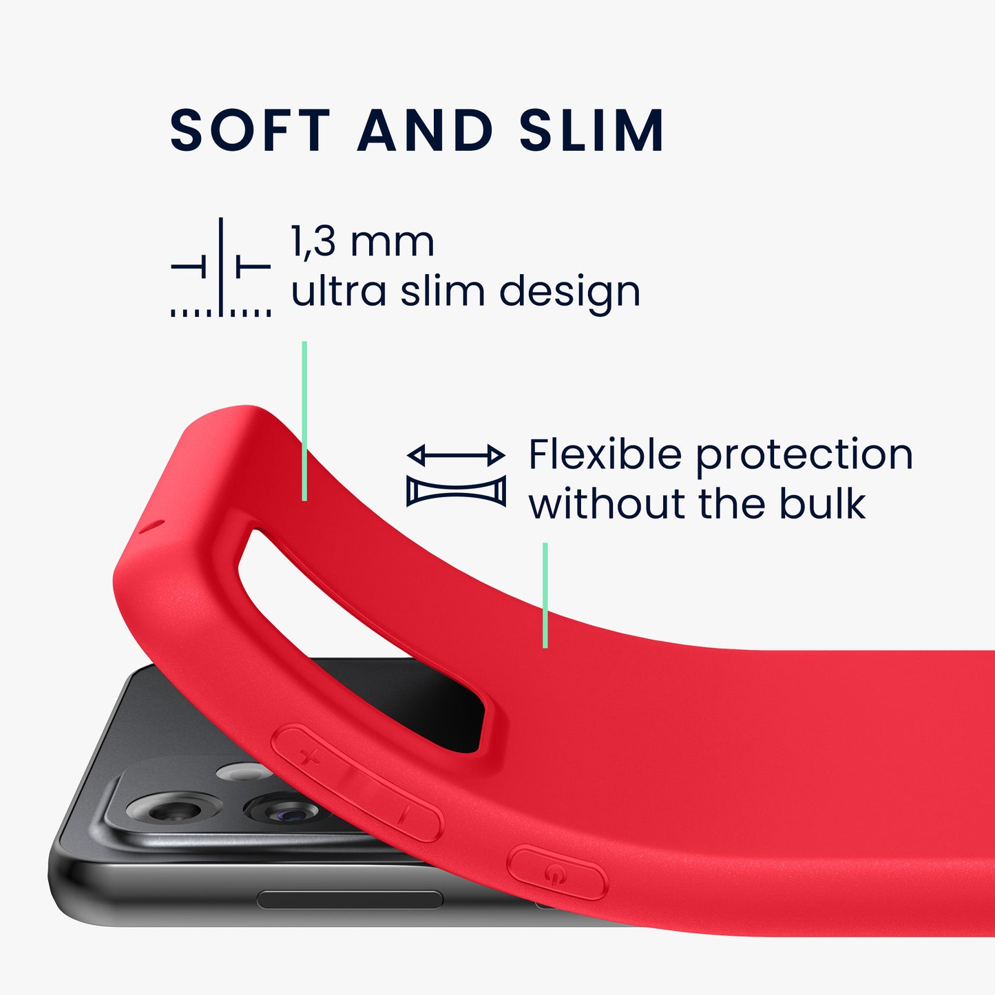 kwmobile Handyhülle für Samsung Galaxy A33 5G - Kabelloses Laden - Schutzhülle Cover