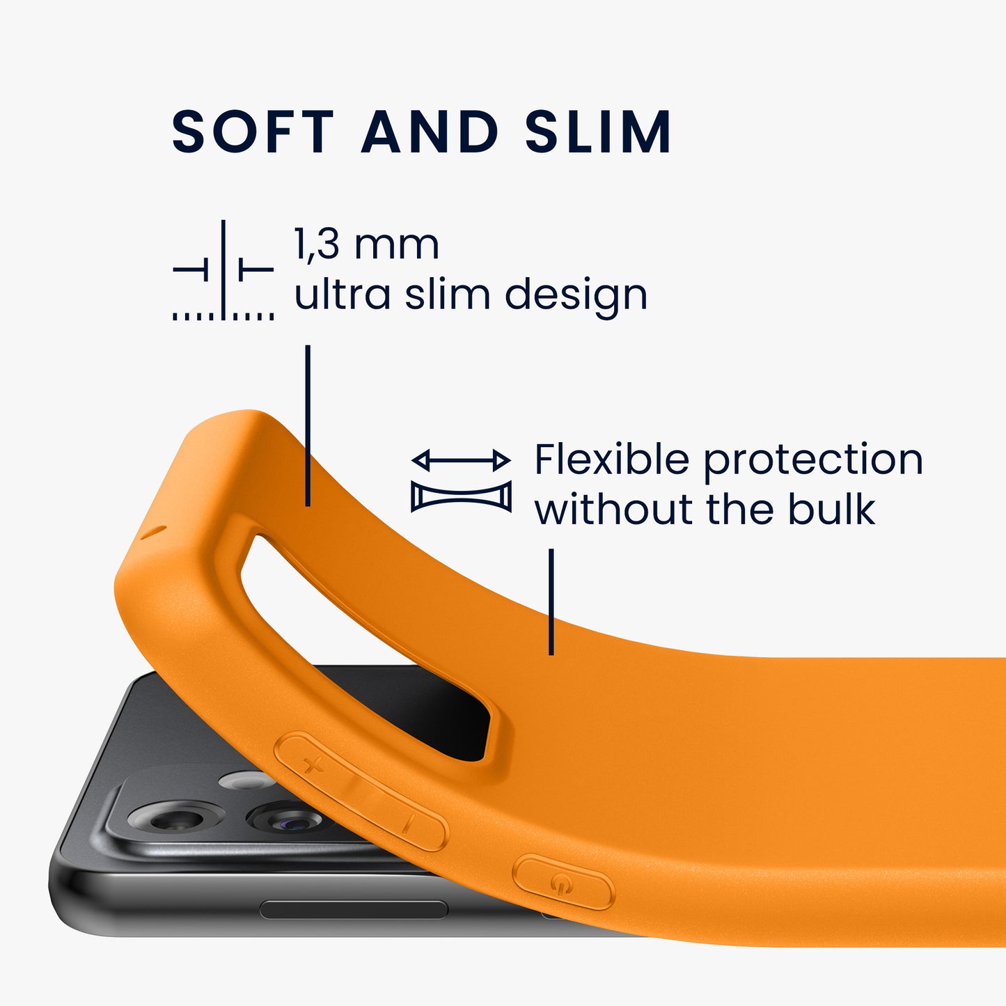 kwmobile Handyhülle für Samsung Galaxy A33 5G - Kabelloses Laden - Schutzhülle Cover