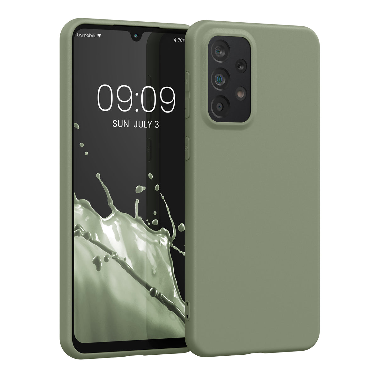 kwmobile Handyhülle für Samsung Galaxy A33 5G - Kabelloses Laden - Schutzhülle Cover