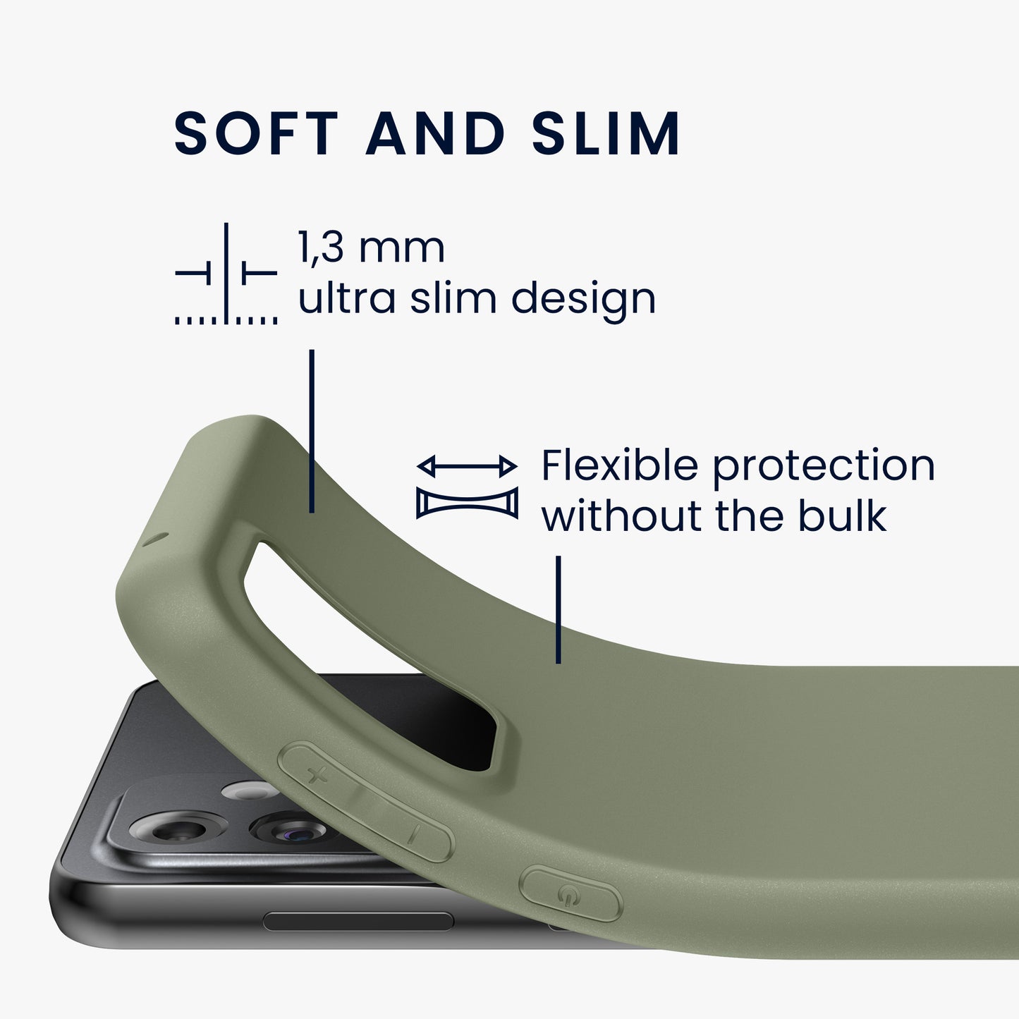 kwmobile Handyhülle für Samsung Galaxy A33 5G - Kabelloses Laden - Schutzhülle Cover