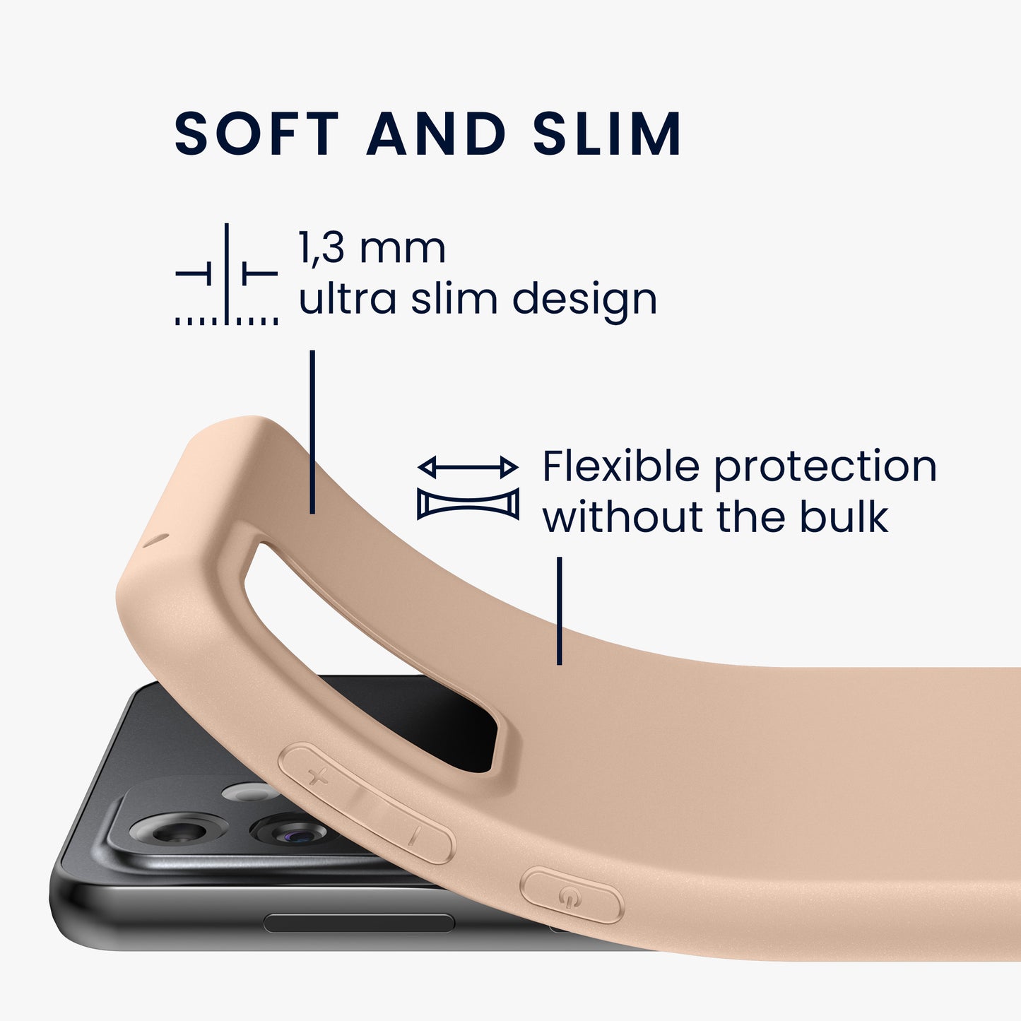kwmobile Handyhülle für Samsung Galaxy A33 5G - Kabelloses Laden - Schutzhülle Cover