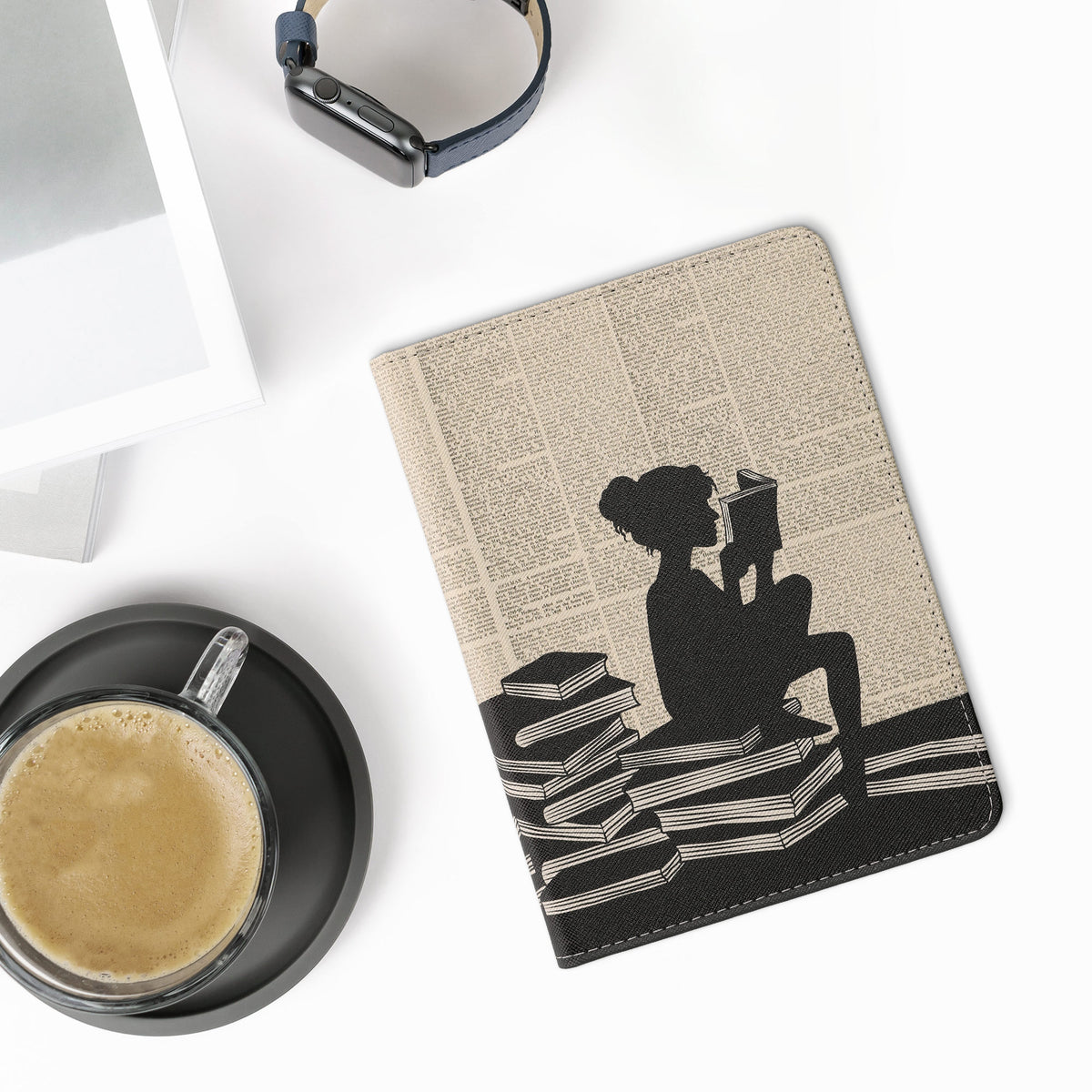 Kindle Paperwhite 11. Generation 2021 mit Handschlaufe Klapphülle Just One More Chapter