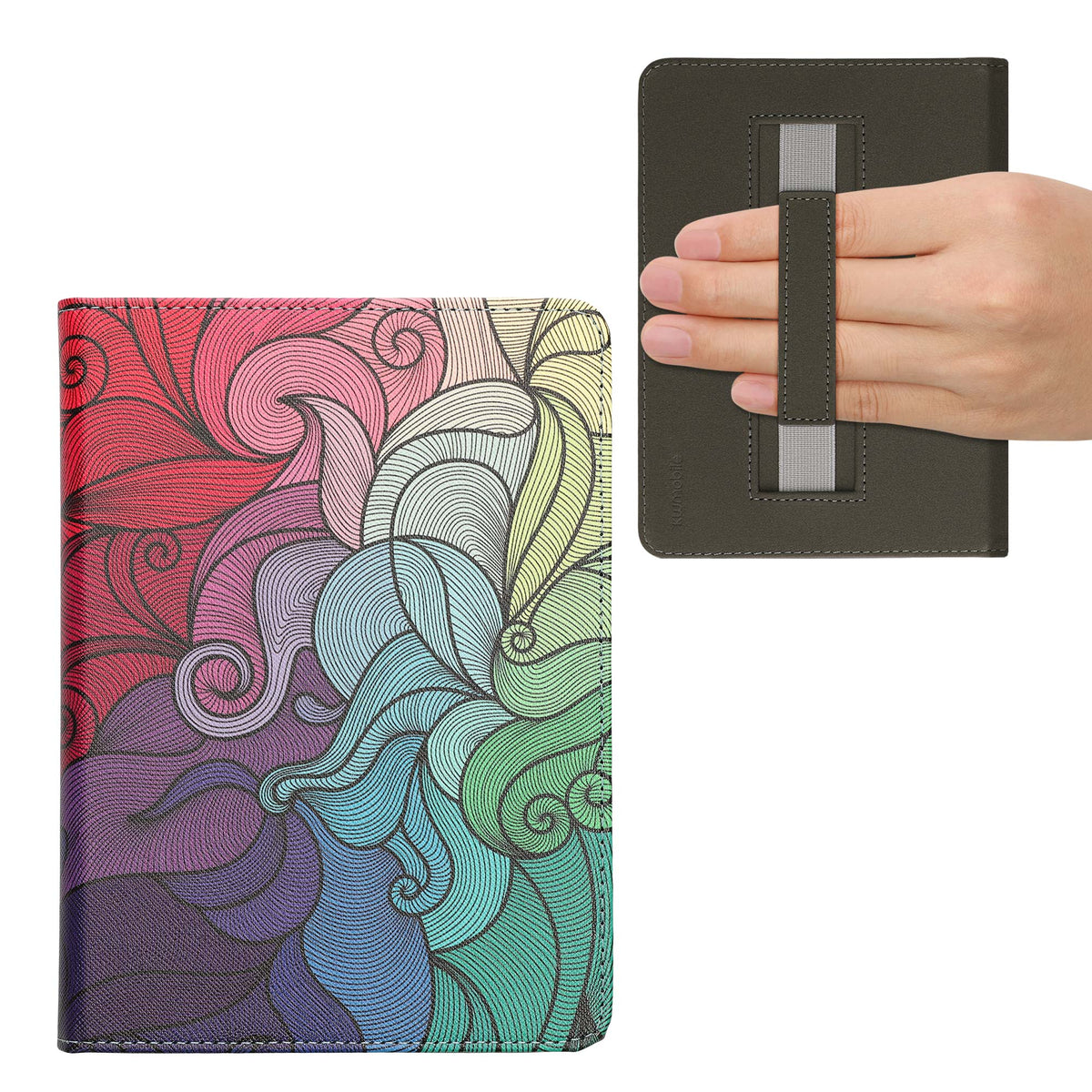 Kindle Paperwhite 11. Generation 2021 mit Handschlaufe Klapphülle Just One More Chapter
