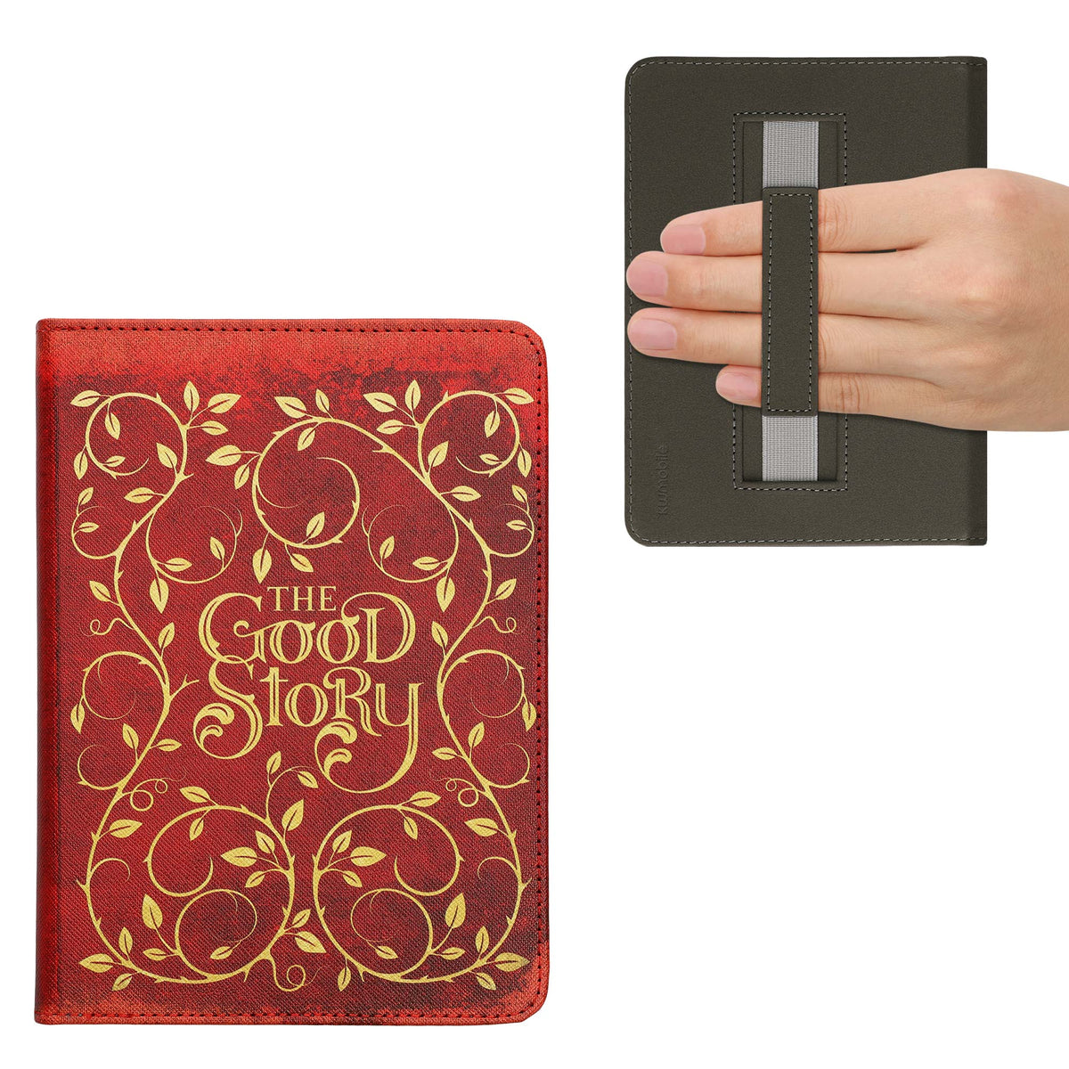 Kindle Paperwhite 11. Generation 2021 mit Handschlaufe Klapphülle Just One More Chapter