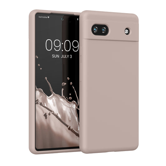 kwmobile Handyhülle für Google Pixel 6a - Hülle Silikon - kabelloses Laden